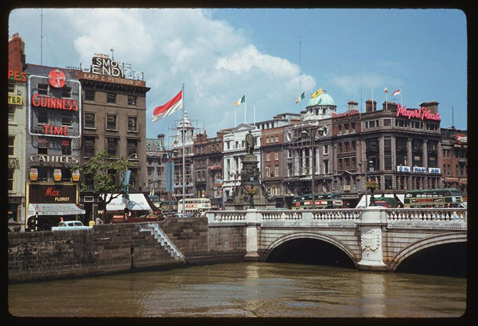 Дублин на цветных снимках 1961 года