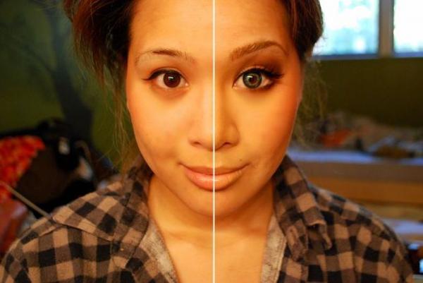 Как макияж меняет людей (21 фото)