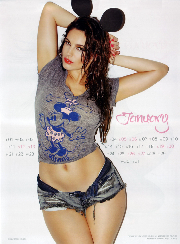 Официальный календарь Келли Брук 2013 (14 фото)