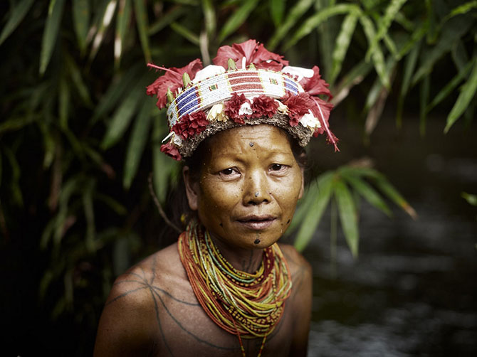 Портреты коренных жителей архипелага Ментаваи