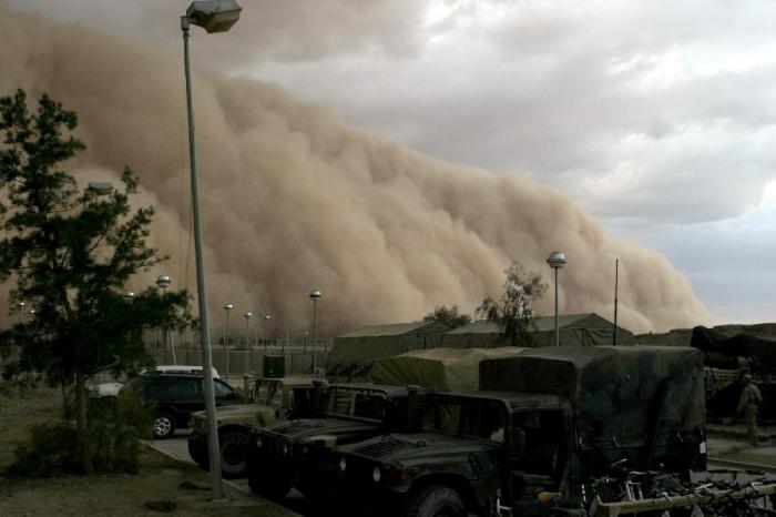 Самум - песчаная буря (17 фото)