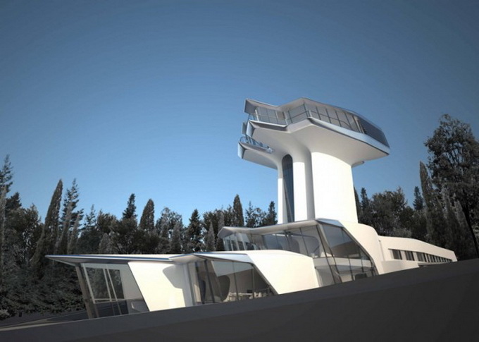 Дом Zaha Hadid для Наоми Кембелл в Барвихе (16 фото)