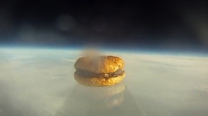 Студенты из Гарварда запустили в космос гамбургер