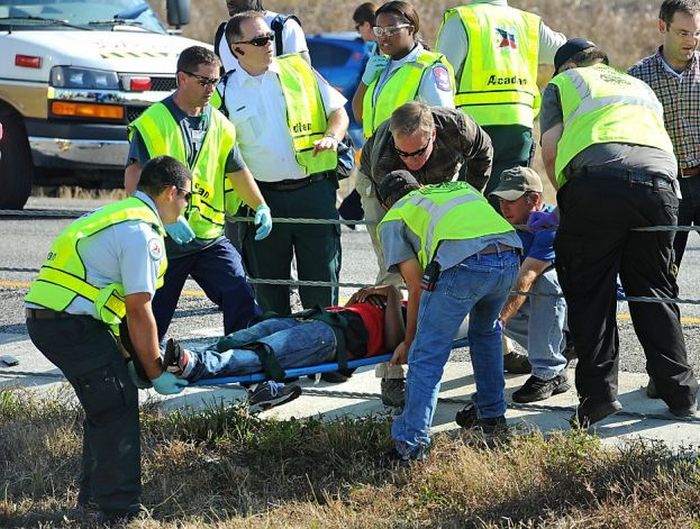 Крупная авария в Техасе