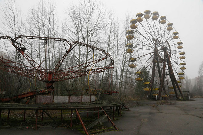 Строительство нового саркофага в Чернобыле