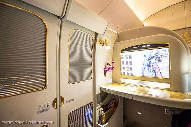 Полет первым классом на авиакомпании Emirates