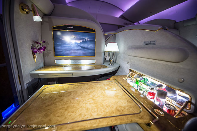 Полет первым классом на авиакомпании Emirates