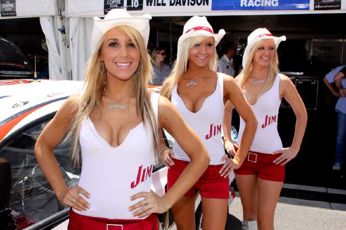 Стройные девушки с гонок F1 (101 фото)