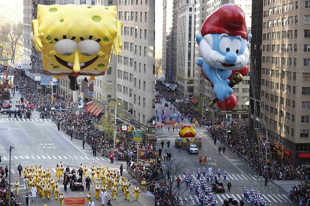 Парад огромных надувных игрушек в Нью-Йорке (11 фото)