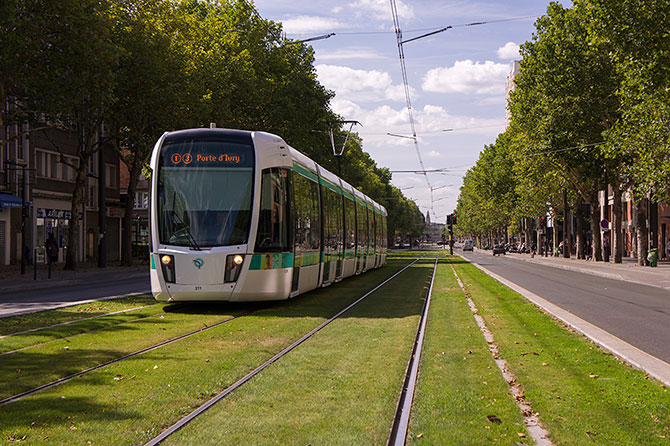 Общественный транспорт в Париже