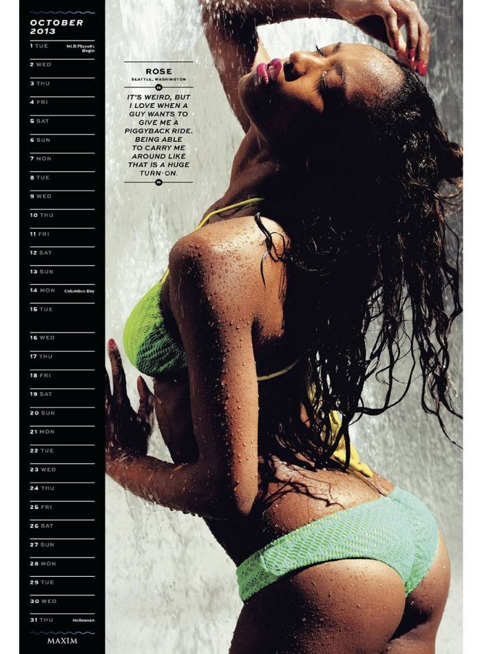 Календарь Maxim на 2013 год