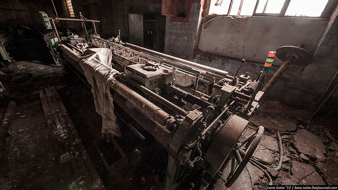 Прогулка по заброшенной текстильной фабрике