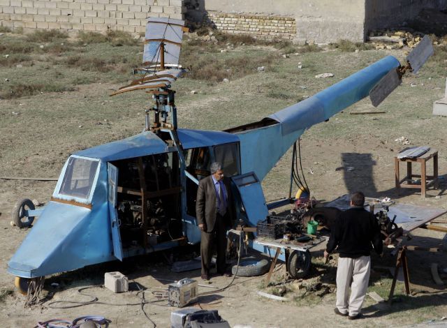 Самодельный вертолет из Ирака