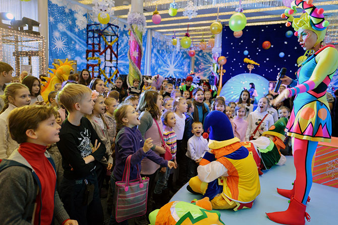 Новогодние праздники в России в фотографиях