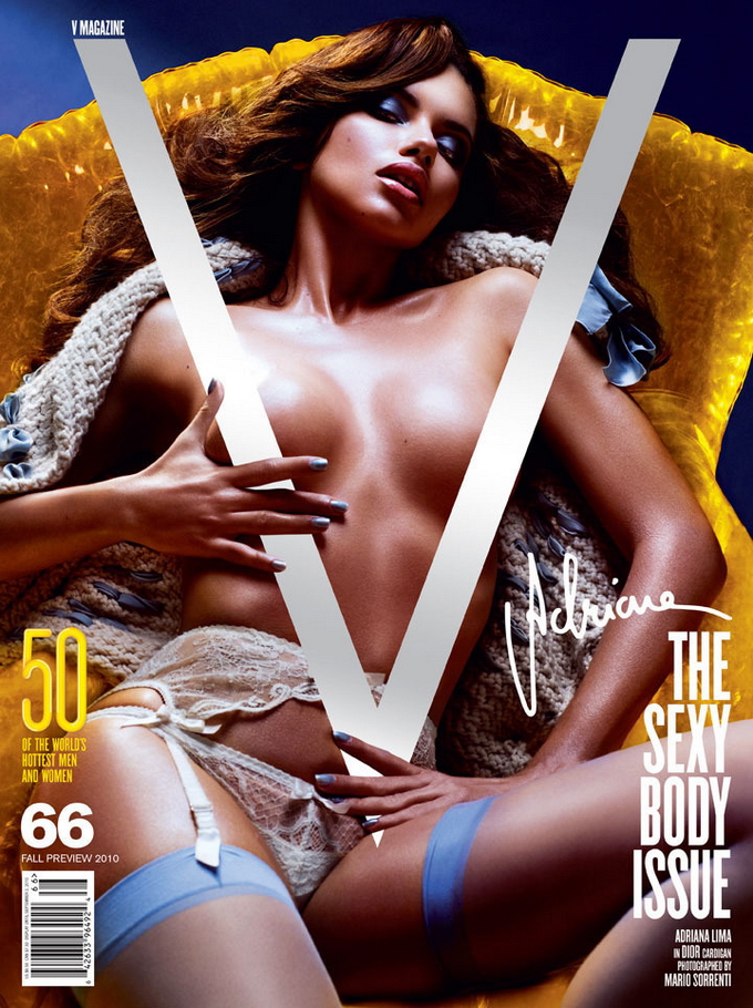 Обнаженные модели на обложках V Magazine (10 фото)