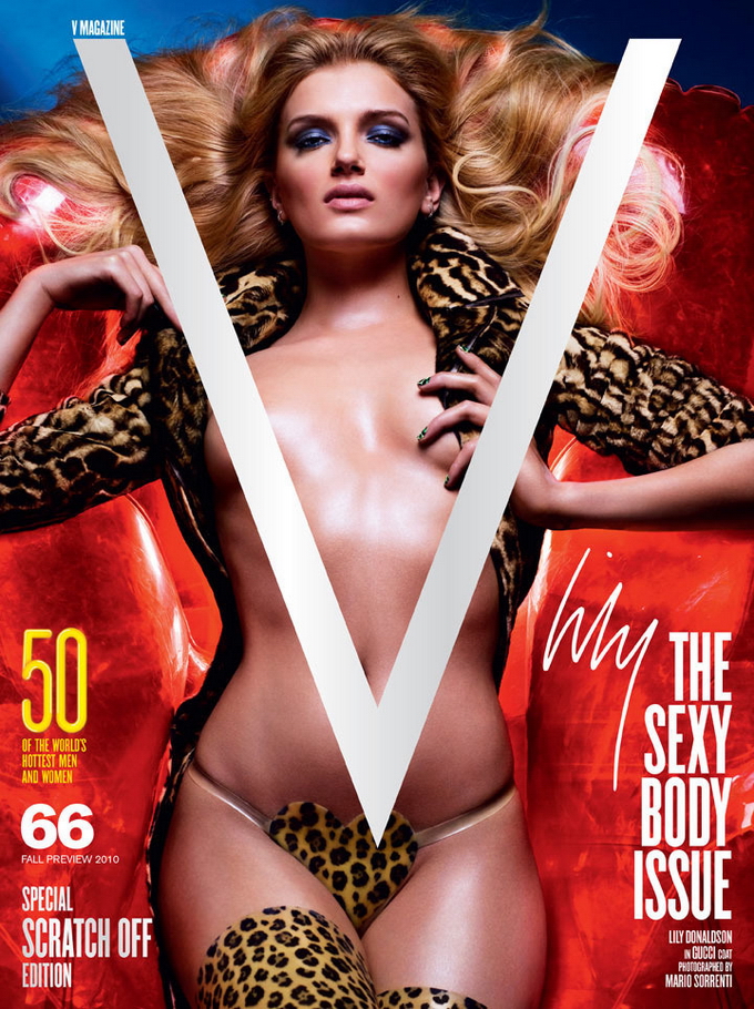 Обнаженные модели на обложках V Magazine (10 фото)