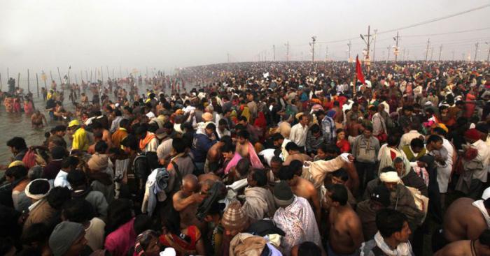 Кумбха-мела самое массовое мероприятие в мире