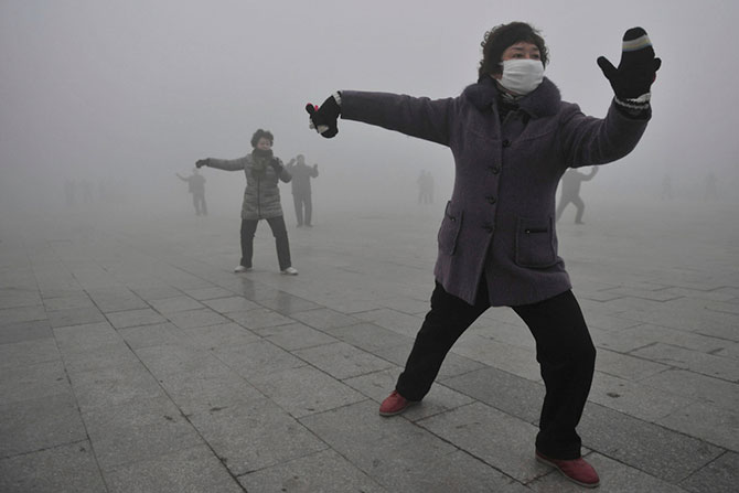 Опасный уровень загрязнения в Китае