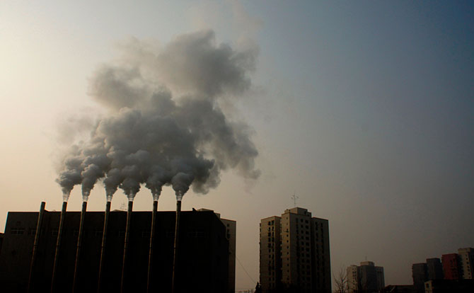 Опасный уровень загрязнения в Китае