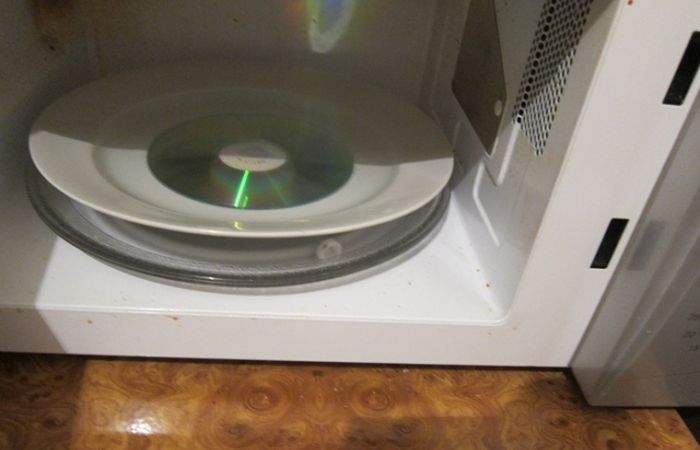 CD в микроволновке