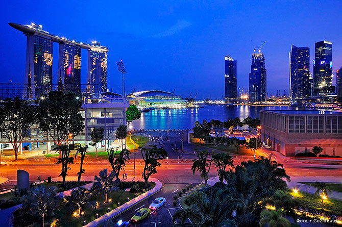 Marina Bay Sands - чудо света в Сингапуре