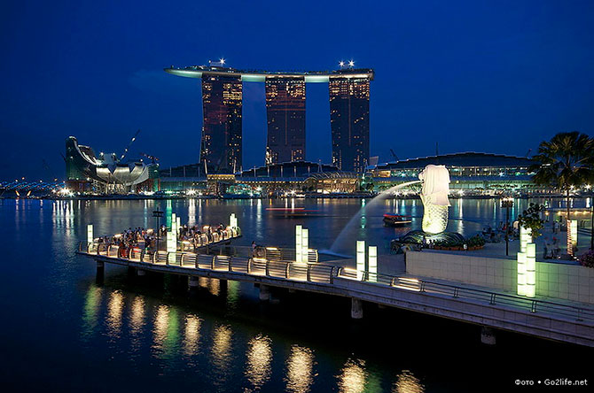 Marina Bay Sands - чудо света в Сингапуре