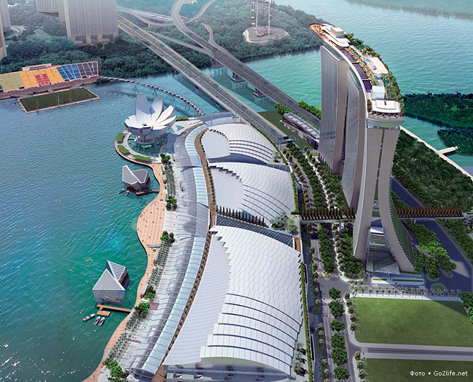 Marina Bay Sands - чудо света в Сингапуре