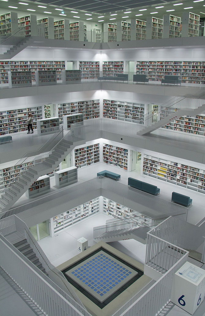 Городская библиотека Штуттгарта