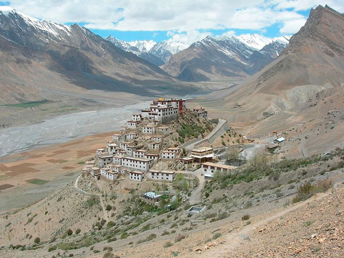 Тибетский монастырь Кей Гомпа