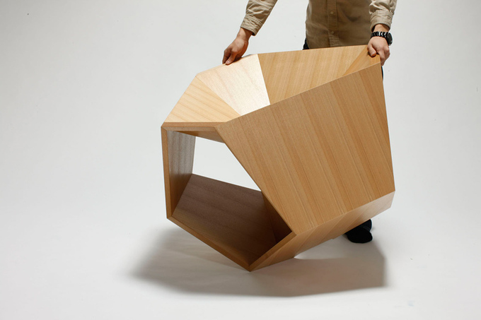 Dodecahedronic chair - геометрическое кресло от Hiroaki Suzuki (8 фото)