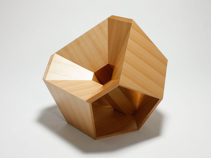 Dodecahedronic chair - геометрическое кресло от Hiroaki Suzuki (8 фото)