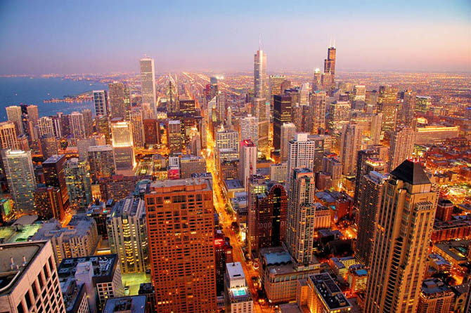 Города с наибольшим числом высотных зданий