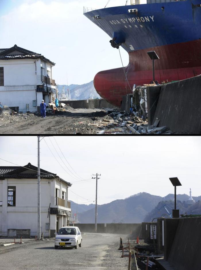 Цунами в Японии пострадавшие районы сегодня (17 фото)
