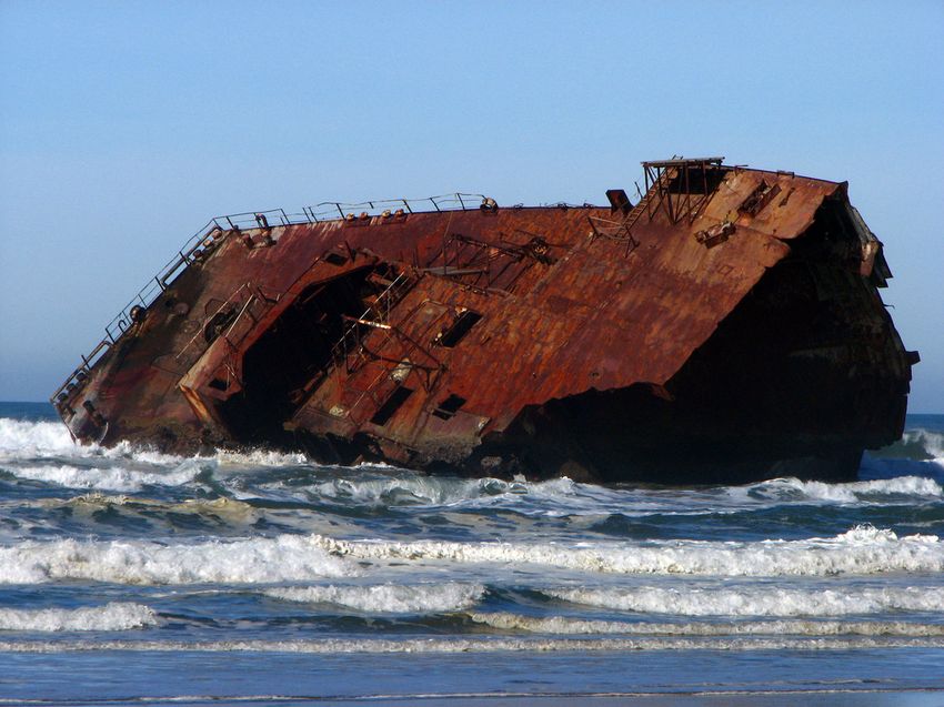 Живописные последствия кораблекрушений (34 фото)