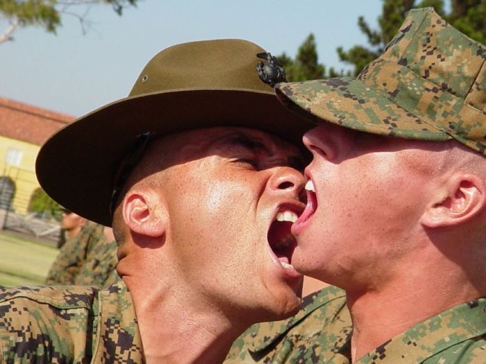 Рожи американских сержантов морской пехоты