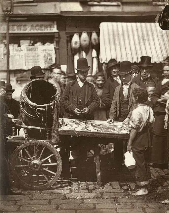 Уличная жизнь Лондона в 1876-1877 года
