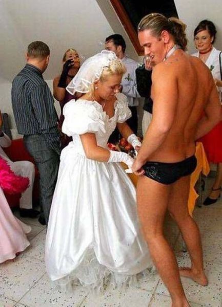Странные свадебные фотографии