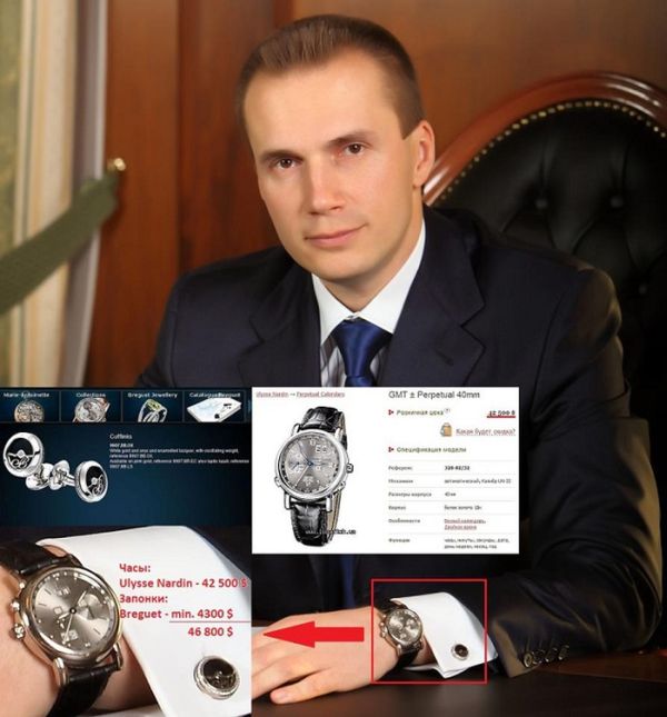 Какие часы носят украинские власти
