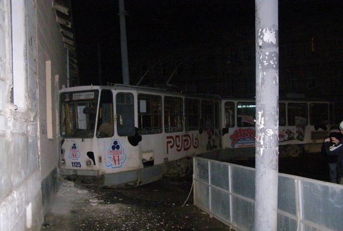 Во Львове угнали трамвай
