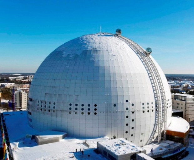 STOCKHOLM 100224 Globen Skyview Foto: Sören Andersson COPYRIGHT SÖREN ANDERSSON