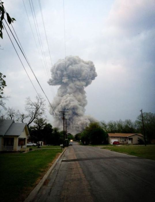 Взрыв в Техасе