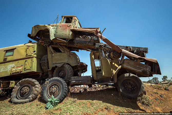 Кладбище военной техники в Эритрее