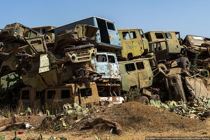 Кладбище военной техники в Эритрее