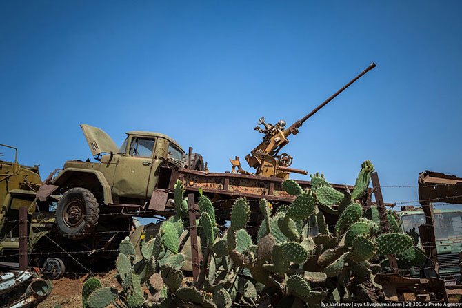Кладбище военной техники в Эритрее