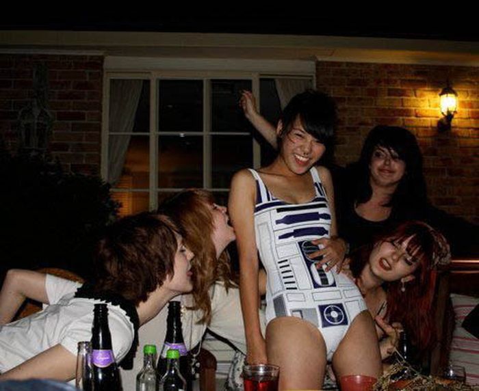 Девушки фанатки Star Wars