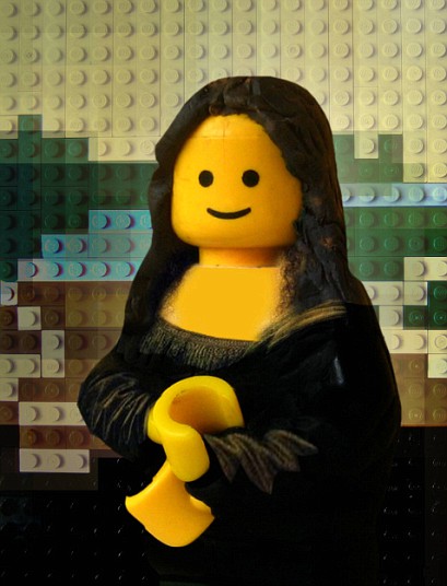 Культурные иконы, созданные из Лего (21 фото)