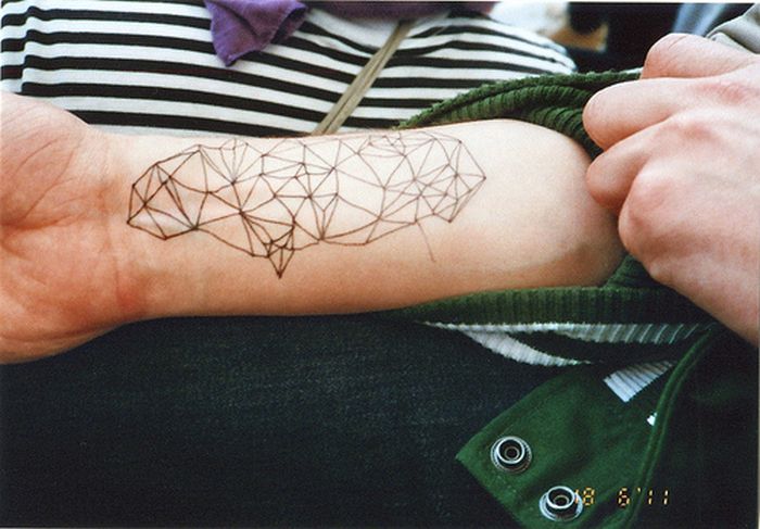 Геометрические татуировки