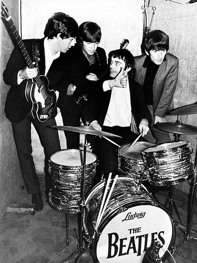 25 редких кадров «The Beatles»