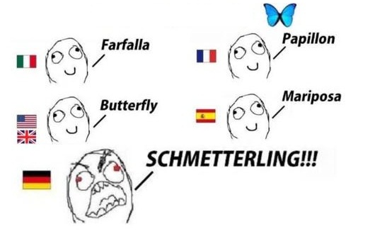 Что русскому бабочка, то немцу шметтерлинг
