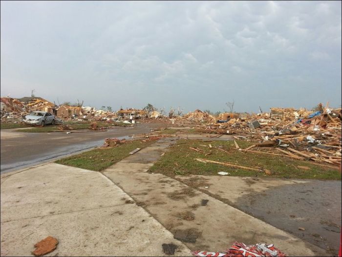 Последствия торнадо в Оклахоме